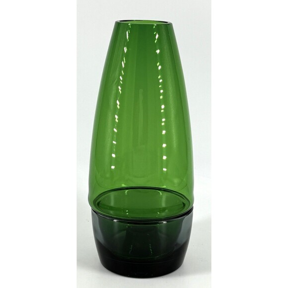 Per Lütken for Holmegaard Glass Hurricanes Green Danish Modern - 7.75" - Picture 4 of 9
